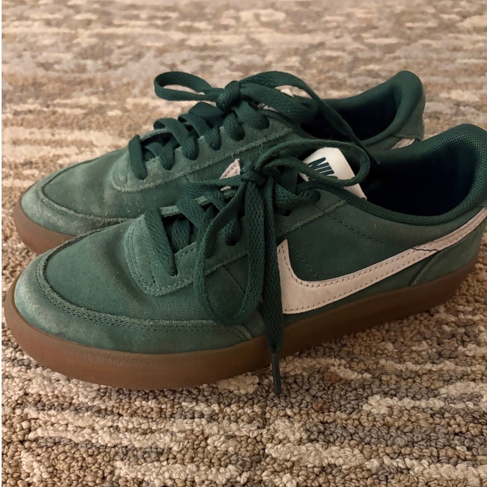 Nike Killshot 2 Kids Sneakers Gorge Green White Gum Sole Low Top Shoes| Size 3.5 - Picture 2 of 6